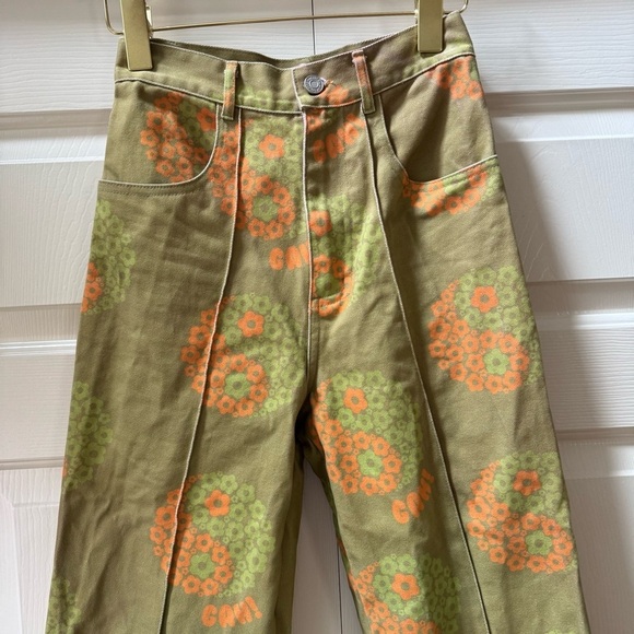 Lisa Says Gah Urban Outfitter Exclusive Printed High Rise Wide Leg Robyn Jean 25 - Picture 4 of 12